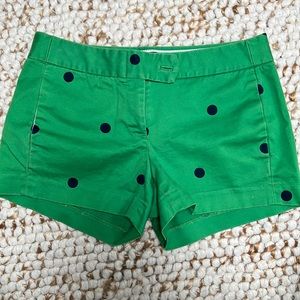 J Crew City Fit Shorts. Size 0